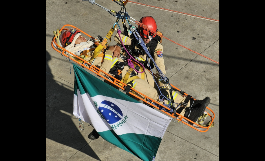 Rope Days 2024: equipe do CBMPR é vice-campeã de salvamento em altura.