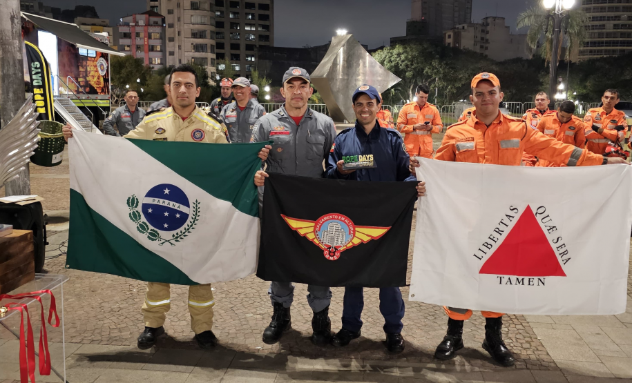 Rope Days 2024: equipe do CBMPR é vice-campeã de salvamento em altura.