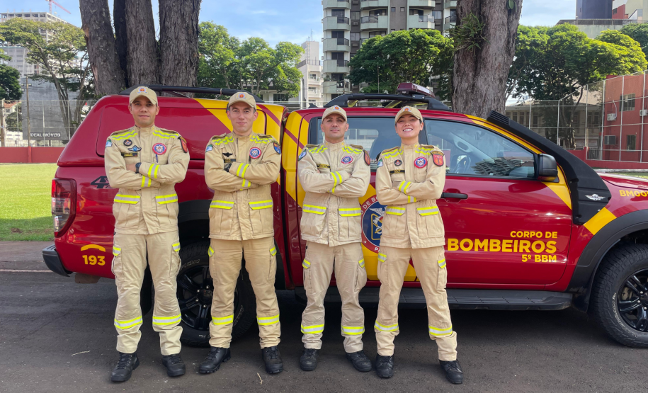 Equipe de Maringá do CBMPR prepara deslocamento para o Pantanal.