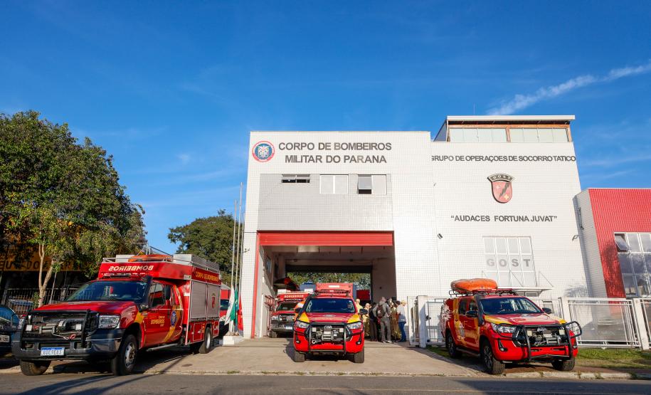 Sede do Gost (Grupo de Operações de Socorro Tático), em Curitiba.