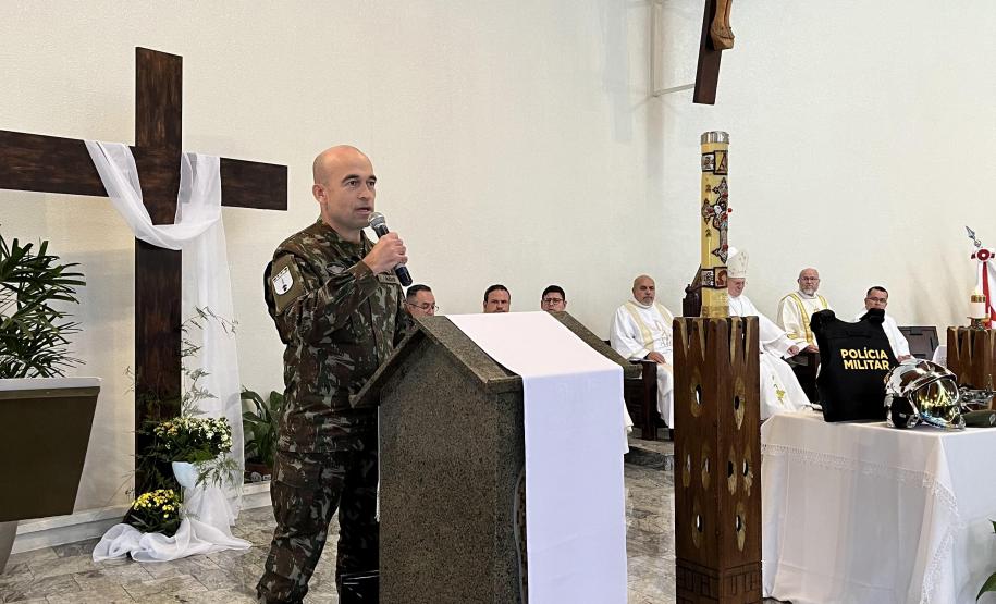 Celebração religiosa da Páscoa dos Militares, organizada pelo CBMPR em 2024.