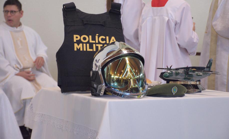 Celebração religiosa da Páscoa dos Militares, organizada pelo CBMPR em 2024.