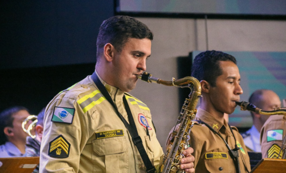 Celebração religiosa da Páscoa dos Militares, organizada pelo CBMPR em 2024.