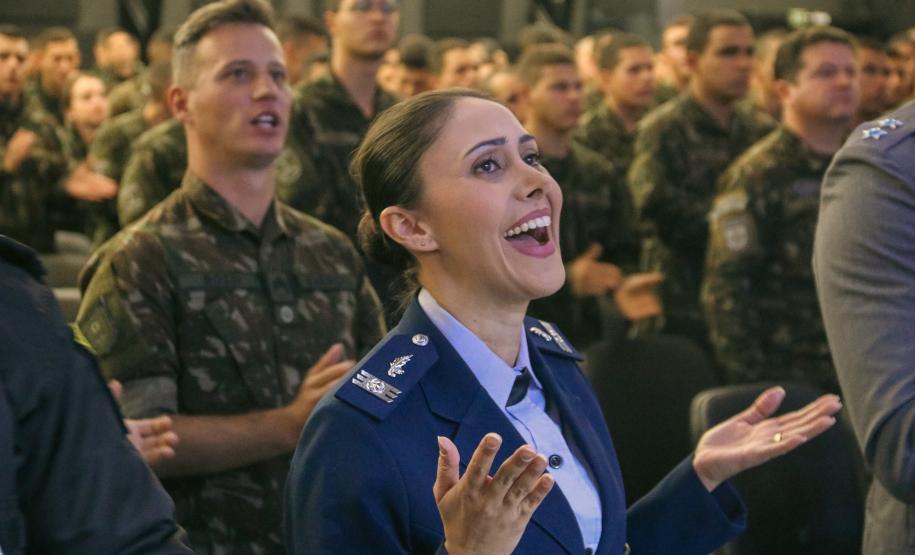 Celebração religiosa da Páscoa dos Militares, organizada pelo CBMPR em 2024.