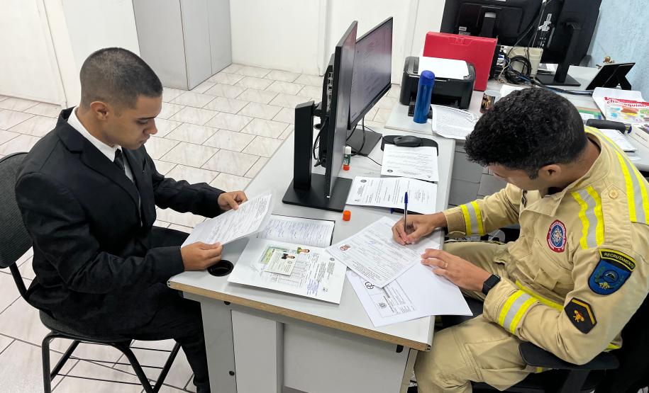 Cerimônia de posse de 15 cadetes do CBMPR - 15/07/24.