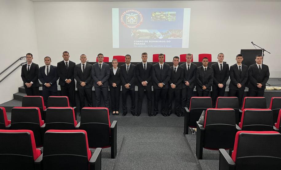 Cerimônia de posse de 15 cadetes do CBMPR - 15/07/24.