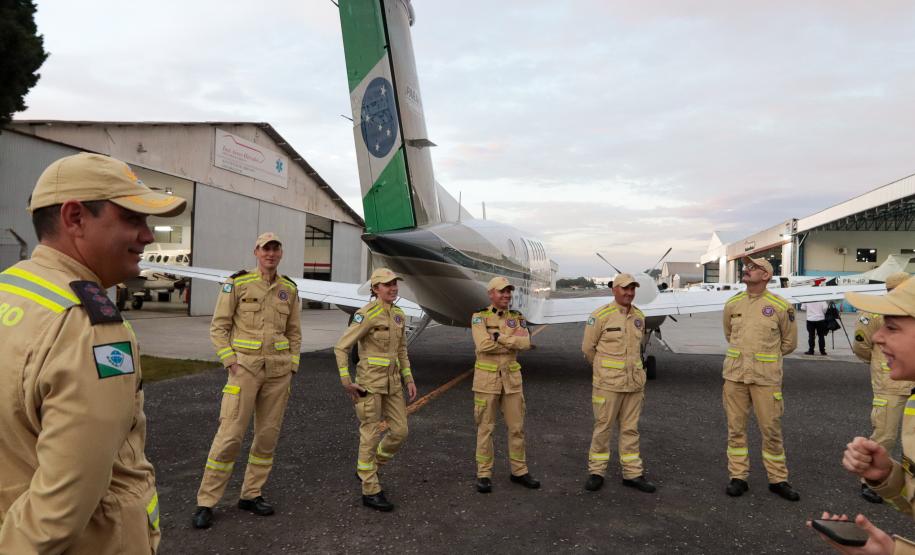 Bombeiros do Paraná vão combater incêndios no Pantanal.