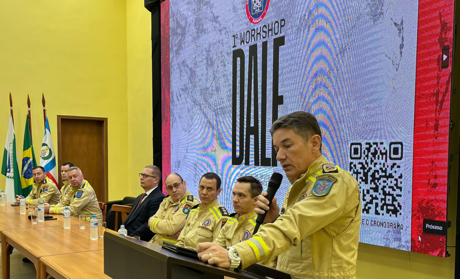 1º Workshop DALF 2024, do Corpo de Bombeiros Militar do Paraná (CBMPR), em Foz do Iguaçu.