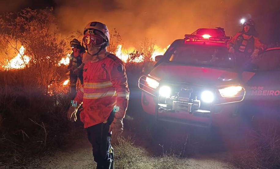 Bombeiros do Paraná trabalham no Pantanal - 2024.