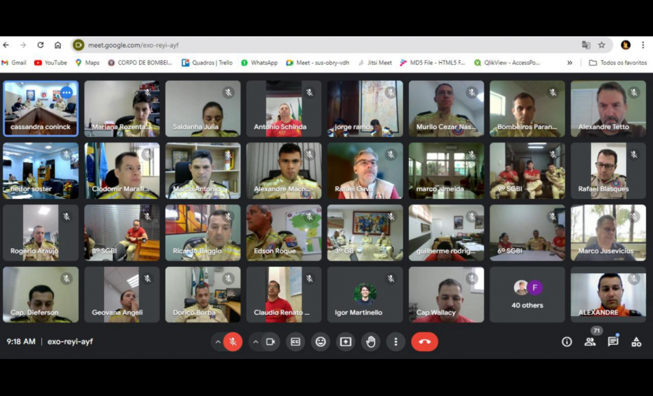 3ª reunião periódica da Operação Quati João 2024 (CBMPR).