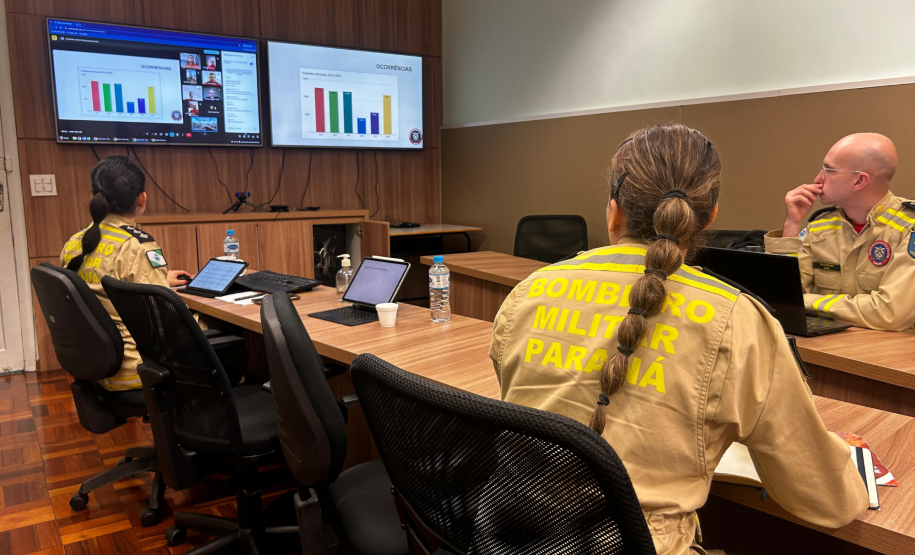 Reunião virtual sobre prevenção e combate a incêndios florestais (24/09/2024).