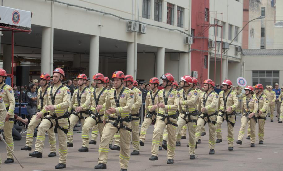 Solenidade de aniversário dos 112 anos do Corpo de Bombeiros Militar do Paraná. 08/10/2024