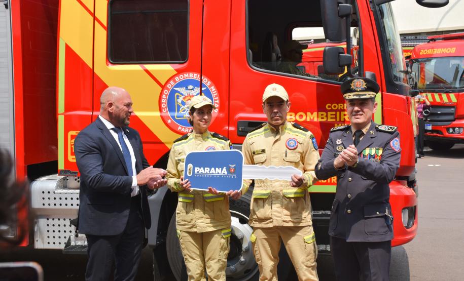 Solenidade de aniversário dos 112 anos do Corpo de Bombeiros Militar do Paraná. 08/10/2024
