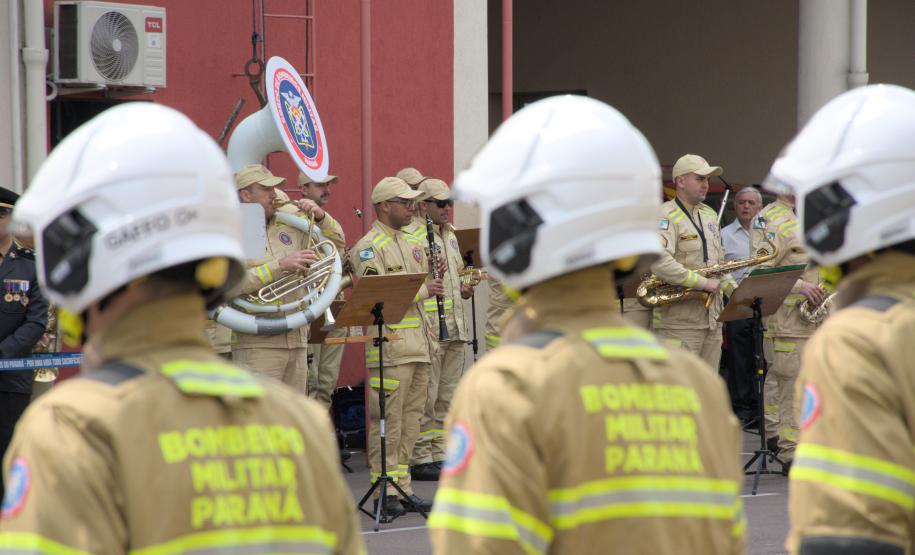 Solenidade de aniversário dos 112 anos do Corpo de Bombeiros Militar do Paraná. 08/10/2024