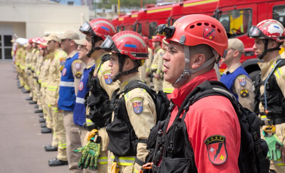 Solenidade de aniversário dos 112 anos do Corpo de Bombeiros Militar do Paraná. 08/10/2024