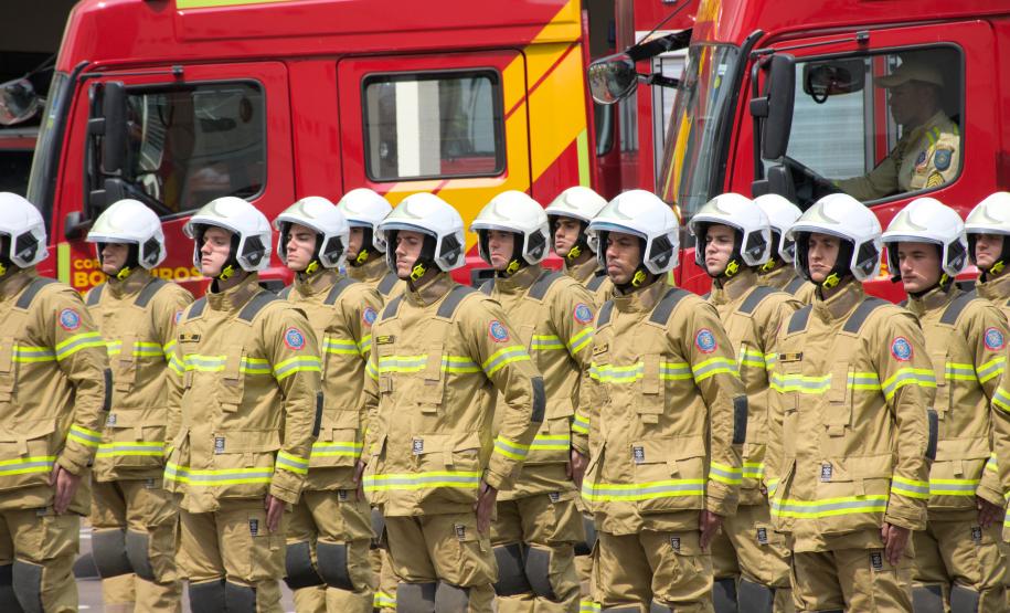 Solenidade de aniversário dos 112 anos do Corpo de Bombeiros Militar do Paraná. 08/10/2024