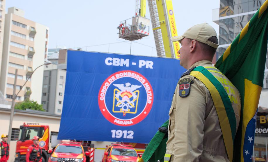 Solenidade de aniversário dos 112 anos do Corpo de Bombeiros Militar do Paraná. 08/10/2024