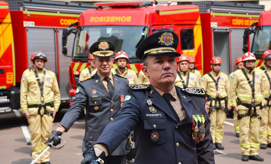 Solenidade de aniversário dos 112 anos do Corpo de Bombeiros Militar do Paraná. 08/10/2024