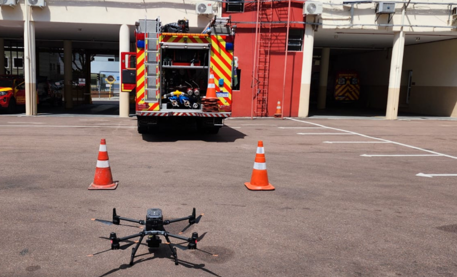 Novos drones do CBMPR, com alto falante e câmera termal, serão usados na Operação Verão 2024/2025.