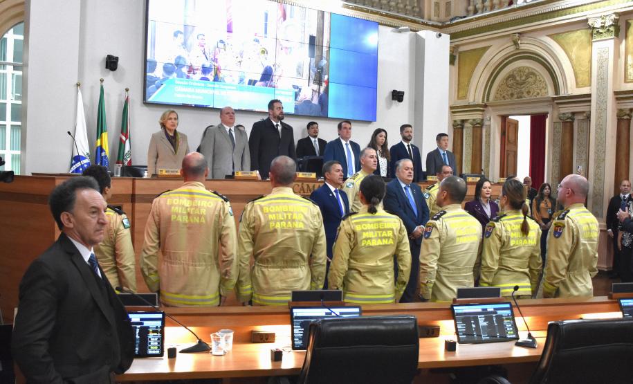 2025 - Homenagem na Câmara Municipal (Aniversário do CBMPR) 7