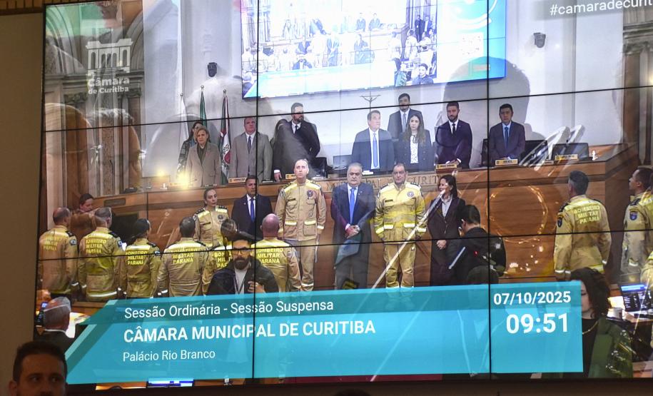 2025 - Homenagem na Câmara Municipal (Aniversário do CBMPR) 11