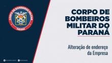 Alteração endereço da empresa